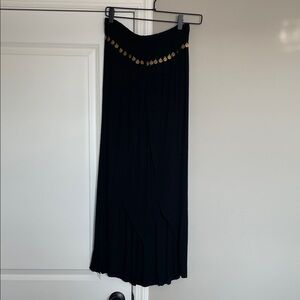 Black Beach Coverup / Skirt